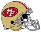 San Francisco 49ers helmet