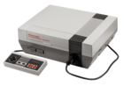 Nintendo Entertainment System with controller