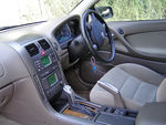 Beige automobile interior