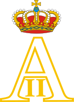 Royal Monogram of Albert II of Belgium.svg