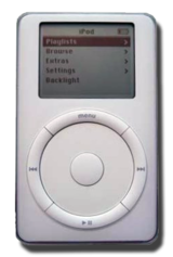 A second generation iPod (2002)