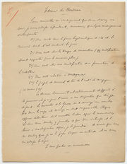 A faded handwritten document