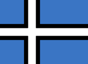 Proposed Estonian flag featuring a Nordic cross