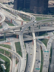 High Five Interchange in Dallas.