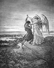 Jacob wrestling the angel