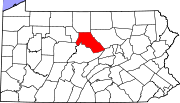 Clinton County is in north-central Pennsylvania.