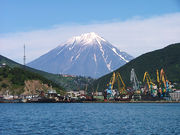 Koryaksky Volcano above Petropavlovsk-Kamchatsky