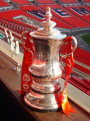 The FA Cup—this is the fourth trophy, in use since 1992, and identical in design to the third trophy introduced in 1911