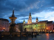 České Budějovice's town square