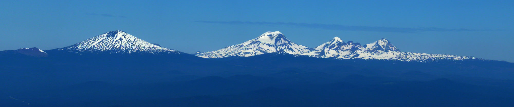 Picture of Mount Bachelor, Broken Top and the Three Sisters