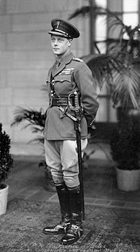 Young clean-shaven man in military uniform