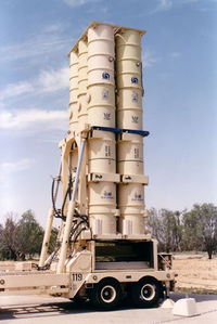 Arrow 2 launcher. Circa 2006–2007.