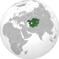 Map of Central Asia