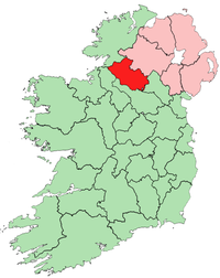 Map highlighting County Fermanagh