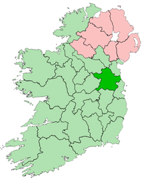 Map highlighting County Meath