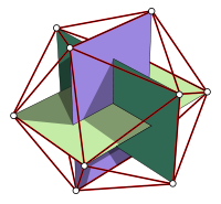 Golden rectangles in an icosahedron