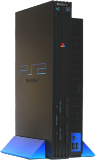 A PlayStation 2 in the original design