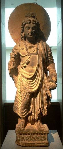 Bodhisattva Maitreya from the 2nd Century Gandharan Art Period