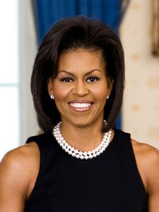 Portrait of Michelle Obama