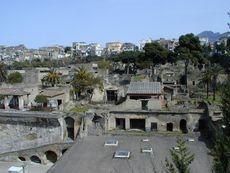 The excavations of Ercolano