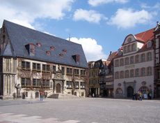 The market square of Quedlinburg.