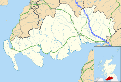 Dumfries is located in Dumfries and Galloway