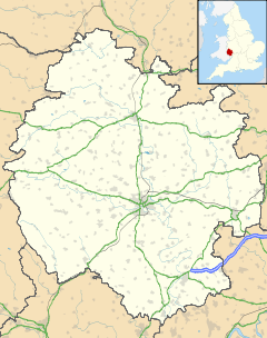 Hereford is located in Herefordshire