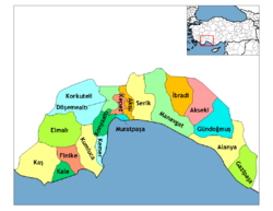 Districts of Antalya