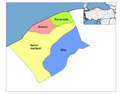 Districts of Bartın