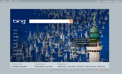 Bing Homepage in August 2010