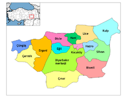 Districts of Diyarbakır