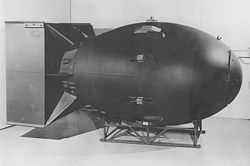 One of the first nuclear bombs.