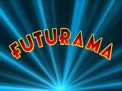 The opening title card for Futurama