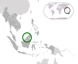 Location of �Brunei��(green)in ASEAN��(dark grey)� —� [Legend]