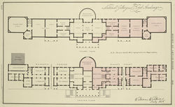 Architectural floor plans.