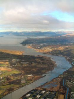 River clyde from saab 340.jpg