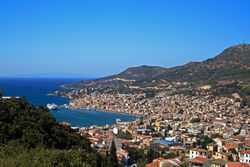 Vathy, capital of Samos.