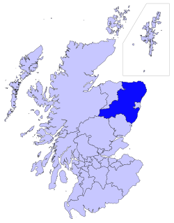 Aberdeenshire within Scotland