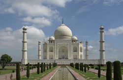 Southern view of the Taj Mahal