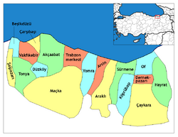 Districts of Trabzon