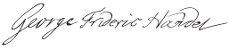 George Frideric Handel Signature.svg