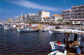 Kalamata's promenade.