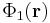 \Phi_1(\mathbf r)