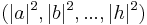 (|a|^2, |b|^2, ..., |h|^2)