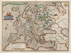 Abraham Ortelius Map of Europe.jpg