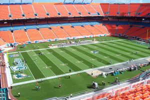 Sun Life Stadium before a Miami Dolphins football ga,e