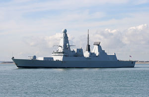 HMS Daring in 2010