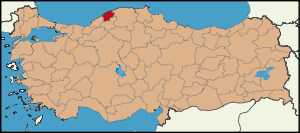 Latrans-Turkey location Bartın.svg