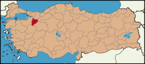 Latrans-Turkey location Bilecik.svg