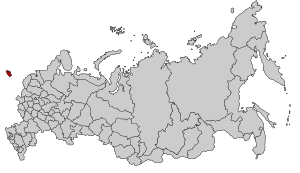 Map of Russia - Kaliningrad Oblast (2008-03).svg